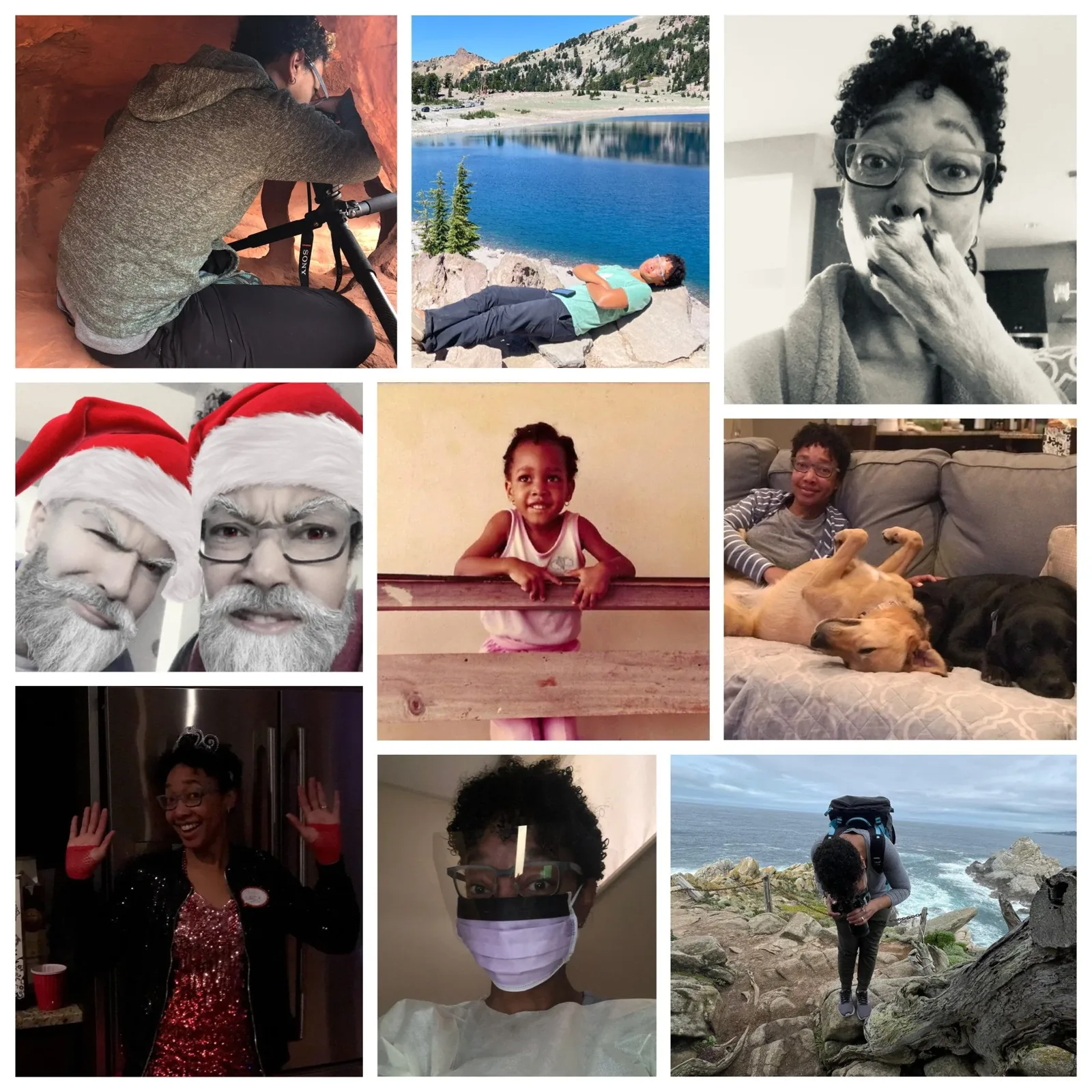 A collage of moments from Tara's life
